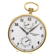 Orologio da tasca uomo PATEK PHILIPPE 972/1 K18YG vintage carica manuale_912665