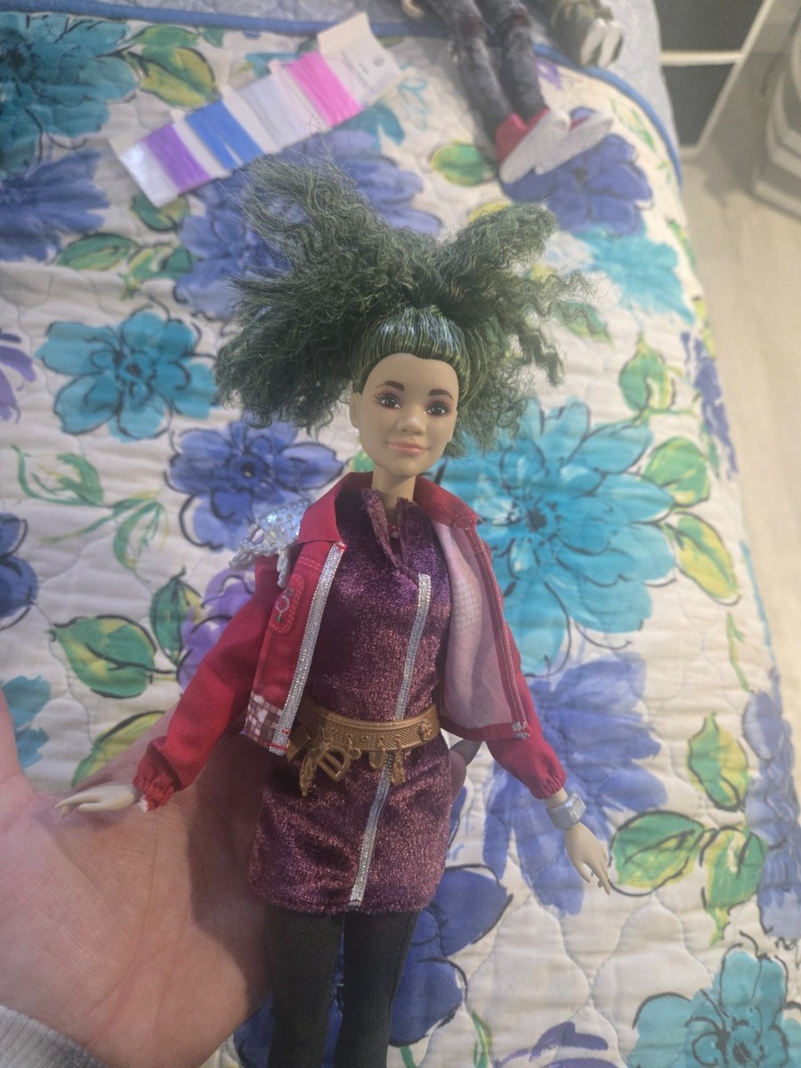 Disney Zombies 2 Eliza Zambi 11.5” Doll Green Hair Dressed Ultra