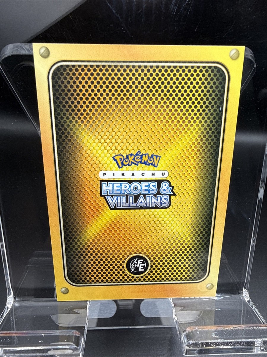 🔥 Venom Pokemon Pikachu Heroes & Villains Peru Gold Foil Chase