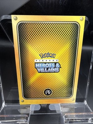 🔥 Venom Pokemon Pikachu Heroes & Villains Peru Gold Foil Chase