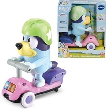 VTech Bluey Scooter Time Bluey Interactive Moving Talking Electronic Toy Age 3-6