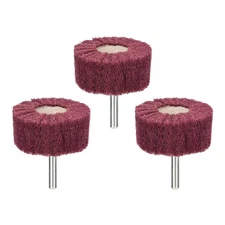 Abrasive Wheels 50mm x 25mm Buffing Polishing Wheels with 6mm Shank 3pcs