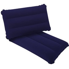 Inflatable Cushions for Beach Travel Camping & Hiking Blue Set of 2