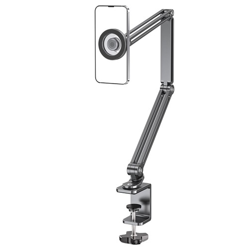 Gooseneck Phone Holder for Bed Magnetic Cell Phone Bed Mount Aluminum Cell Ph...