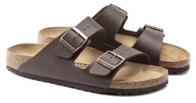 BIRKENSTOCK 0051703 ARIZONA BS Sabots Tinta Foncé Brun Double Boucle Réglable - Photo 1/4