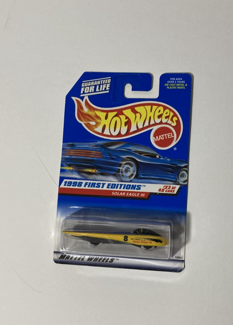 1998 FIRST EDITIONS Hotwheels SOLAR EAGLE III -  #23/#40