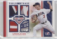 2017 USA Baseball Stars & Stripes Tools of the Trade Prime 13/25 Logan Allen a2v