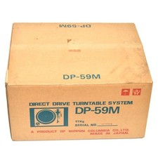 DENON DP-59M Direct Drive Turntable System Quartz Servo Japan AC100V Unused
