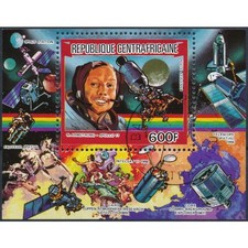 Space Technology - Central African Republic 1984 - CTO NH - MiNr BL283A