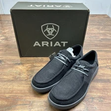 Ariat Men Hilo Lace Up Loafer Casual Sneaker Charcoal Grey NEW  Sz 13 10035811