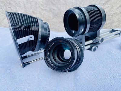 Hasselblad Zeiss T* S-Planar 135/5,6 Makro Balgengerät Kompendium Drahtauslöser