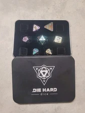 Die Hard Dice - Set Of 7 Metal M0208060 Wildfyre - D&D Dice