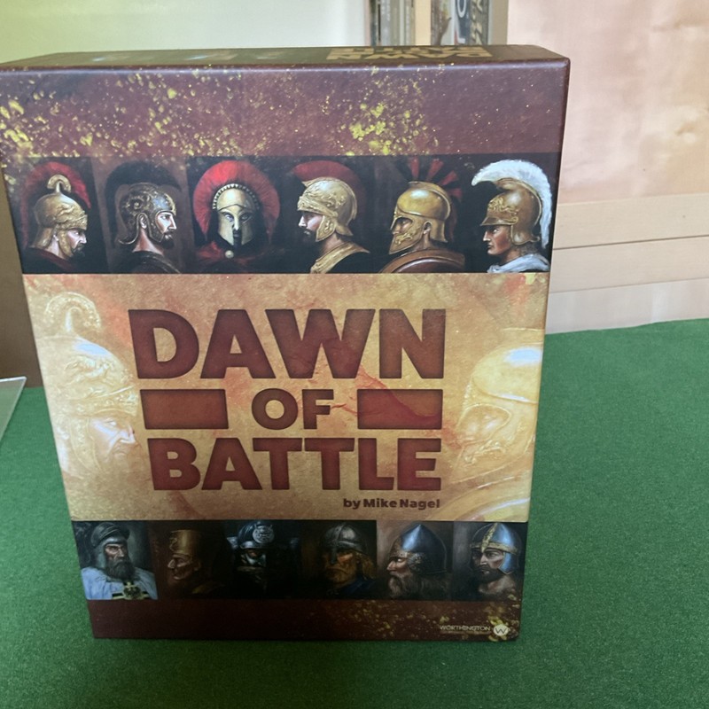 Worthington Games Dawn of Battle Board Game War Theme Complete Game