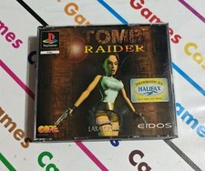 SONY PS1 TOMB RAIDER BIG BOX PLAYSTATION 1 ITALIANO COMPLETO DISCO COME NUOVO 
