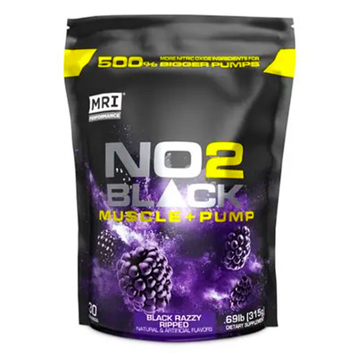 MRI  Performance NO2 Black  Muscle + Pump Nitric Oxide (30 servings) Black Razzy