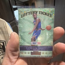Panini Contenders RJ Barrett Lottery Ticket Rookie Insert #3 Knicks Basketball