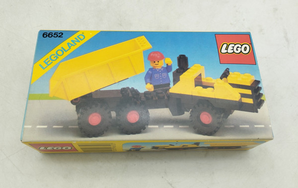 Lego 6652 Construction Truck Misb Classic Town Cargo 6383 Vintage 80S 1980-image