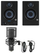 Pair Presonus Eris 3.5BT 2nd Gen 3.5" Studio Monitors w/Bluetooth Recording Mic