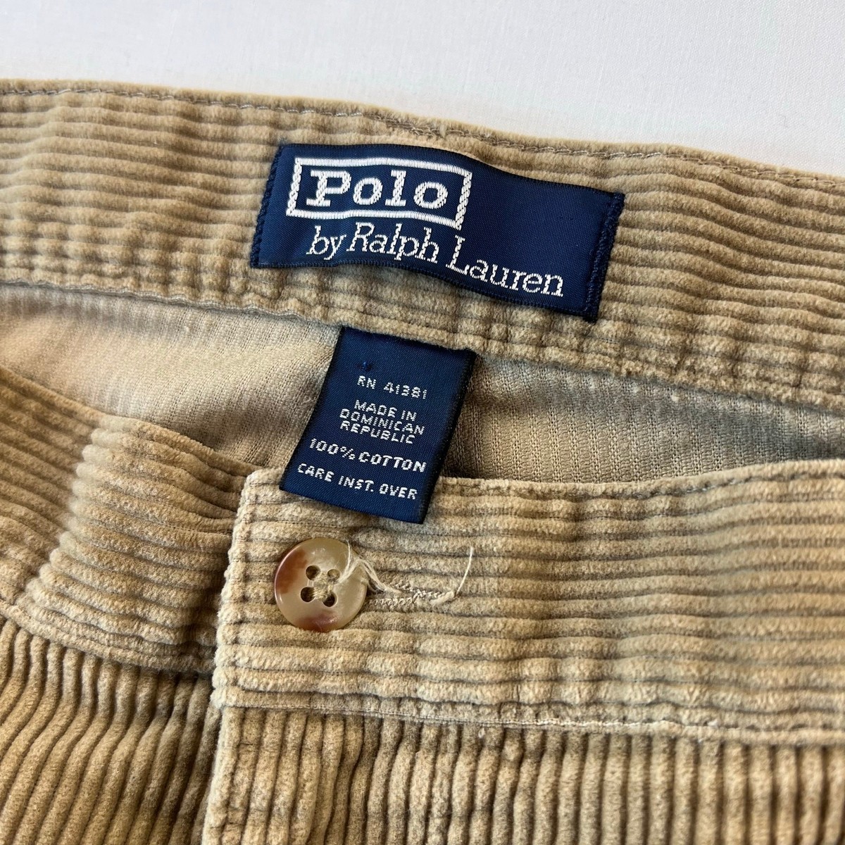 ラルフローレン POLO CORDS TALON MADE IN USA POLO CORDS / 90's Tuck