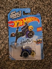 Hot Wheels Wheelie Chair Aaron Wheelz Fotheringham Blue HW Ride