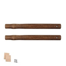 2 Pack 16.6" Beech Wood Axe Handles For Throwing Tomahawk Axe Replacement Kit In