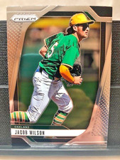 2025 Panini Prizm Baseball Card #90/Jacob Wilson/Silver Prizm/Oakland/Mint