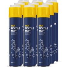 MANNOL TEXTIL SCHAUM FOAM REINIGER 12x 650ml POLSTERREINIGER SITZE TEPPICH TÜREN