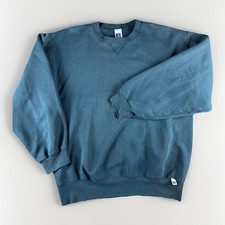 Vintage Russell Athletic Forest Green Crewneck Sweatshirt Men  s Size Large