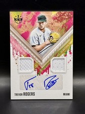 2021 Panini Diamond Kings - Dk Material Signatures Trevor Rogers #DKMS-TR Auto