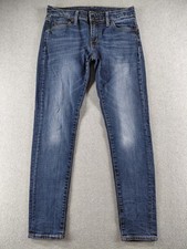 Ralph Lauren Denim Supply Women's Jeans Size 29x30 Blue Skinny Straight Stretch
