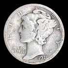 Key Date 1921-D Mercury Dime