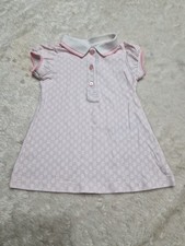 Gucci Toddler Girl's Pink GG Monogram Dress 👗 3/6mth