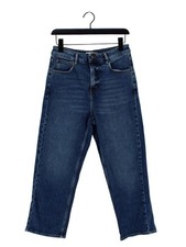 Hush Women's Jeans UK 10 Blue Cotton with Elastane Straight