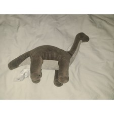 Ikea Plush Dinosaur Jattelik Stuffed Animal Gray Long Neck Brontosaurus