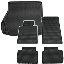 Gummi Kofferraumwanne Fußmatten für 3er BMW E46 1999-2007 Set Passform Matten