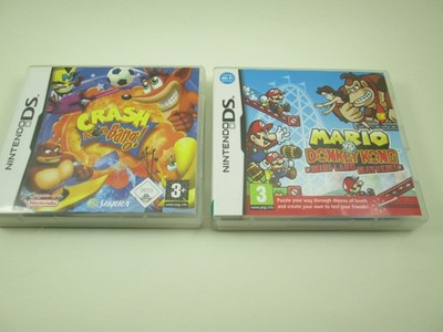 Nintendo ds Spielepaket Crash Boom Bang + Mario Vs Donkey Kong Mini-Land Mayhem