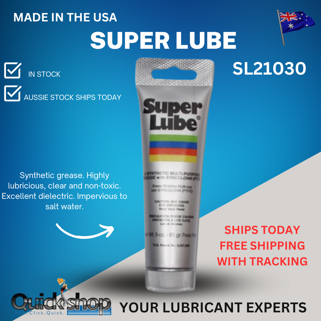 Super Lube Synthetic Multi Purpose Dielectric Grease Syncolon (Teflon) PTFE 85g