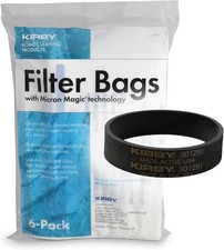 Kirby Allergen Reduction HEPA Filter Bags 6-Pack Kirby Vacuums Plus Belt NEW