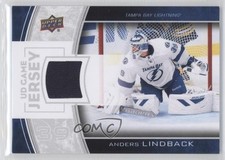 2013-14 Upper Deck UD Game Jersey Series 2 Anders Lindback #GJ-AL 0y6