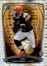 2014 Bowman Chrome #202 Terrance West Pulsar Refractor #/271