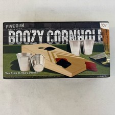 Five Oak Collective Boozy Cornhole You Sink It, They Drink It  Adult Party Game