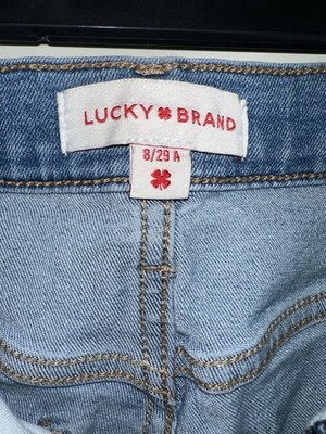 Lucky Brand Women s Blue Light Wash High Rise Bootcut Jeans Cotton Pockets