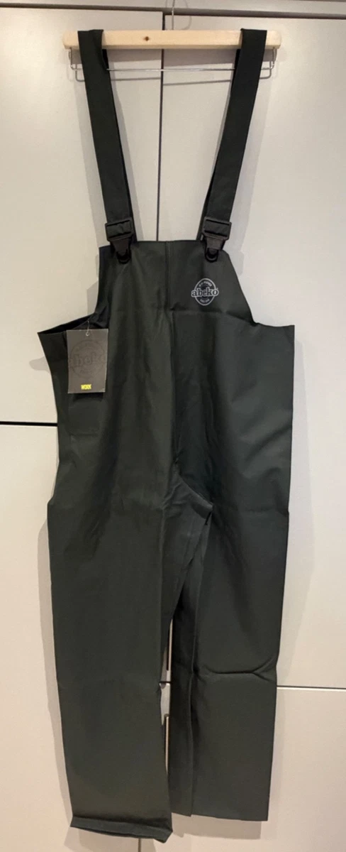 Mono con tirantes y tirantes impermeable Abeko Sitex verde pequeño S ropa de trabajo de pesca