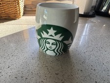 Starbucks Mug 2010 Classic White Green Mermaid Logo Coffee Mug  14 Fl Oz