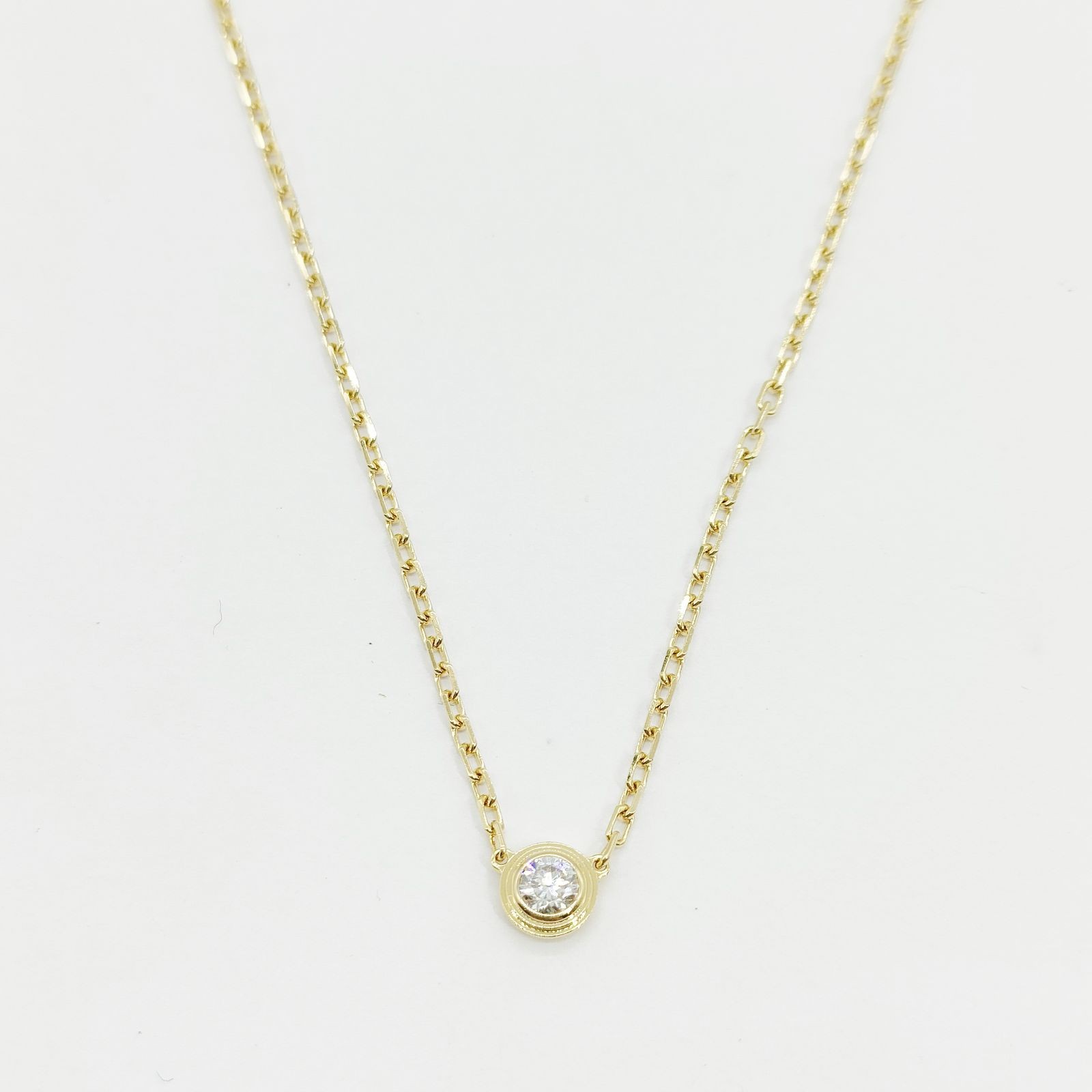 NO TARIFF Cartier Necklace d Amour SM Natural Diamond Gold 4105384