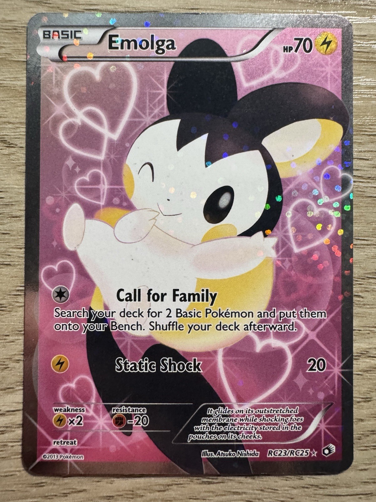 Emolga (Full Art) RC23/RC25 Legendary Treasures: Radiant Collection Holo