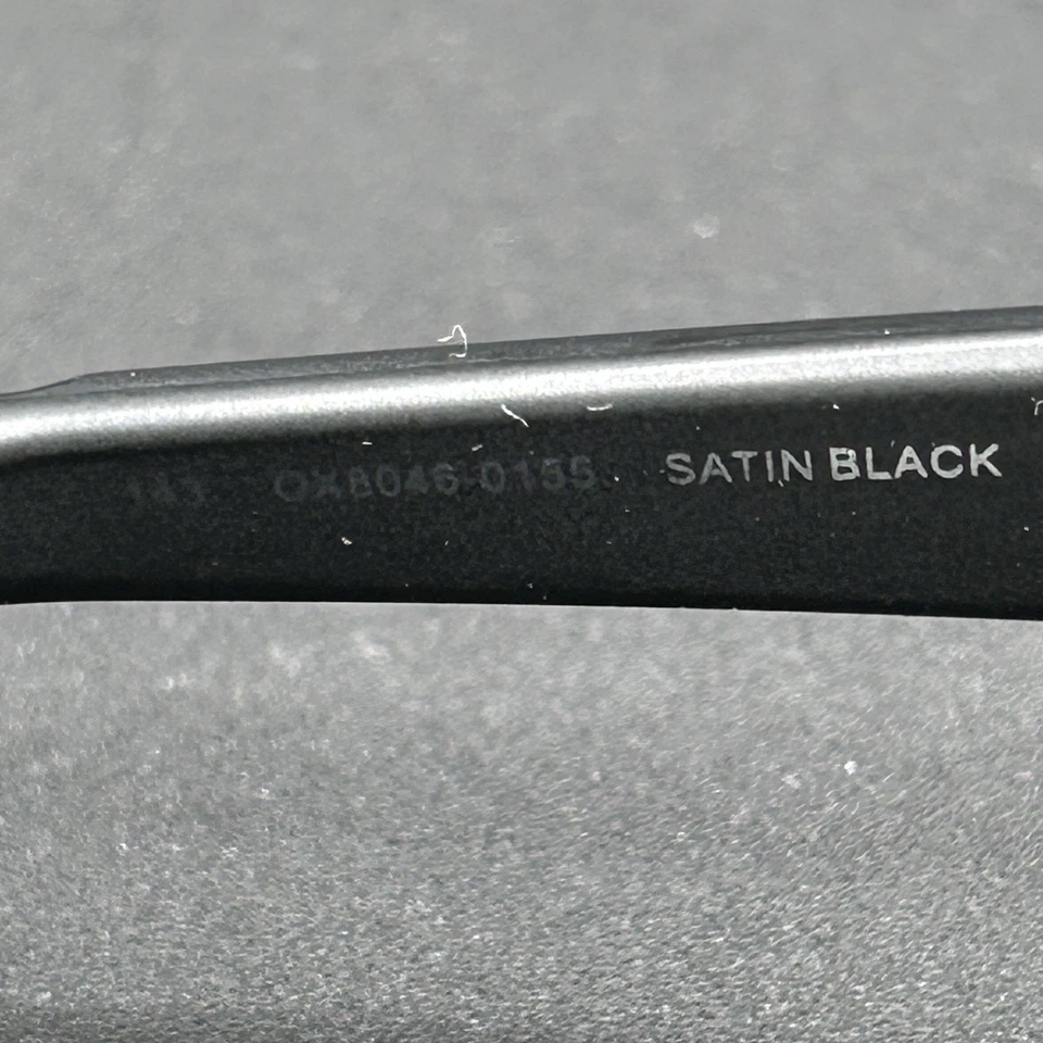 Marco de gafas Oakley Airdrop OX8046-0155 negro satinado con iconos negros 55-18-143 Foto 4 de 4