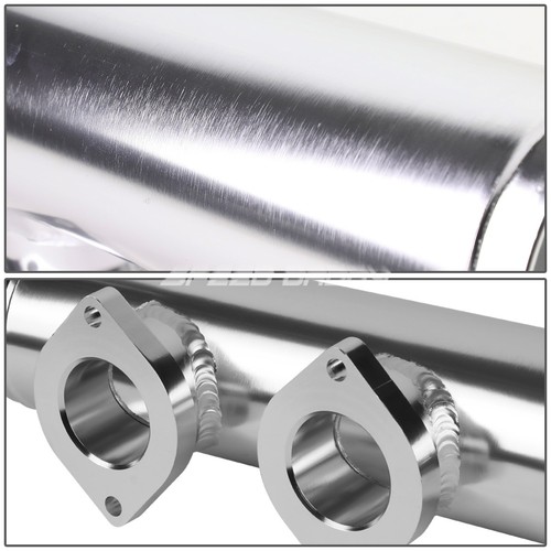 ADJUSTABLE TURBO BLOW OFF VALVE+DUAL TYPE RS 2.5" FLANGE PIPE ADAPTOR PSI SILVER - Picture 6 of 7