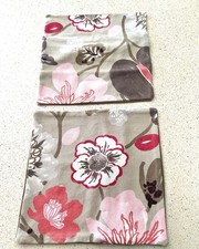 Pillow Covers 15x15 Floral Set Of 2 New No Tags