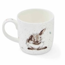 Image of Royal Worcester Wrendale Designs Rabbit 310ml Coffee/Tea Mug  Porcelain New👍